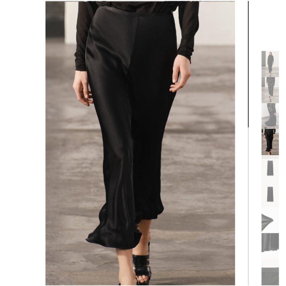 Zara Black Midi Skirt